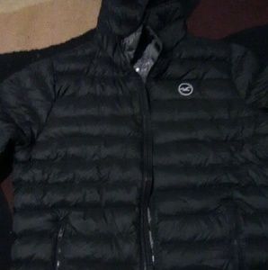 North face Bubble zip up coat